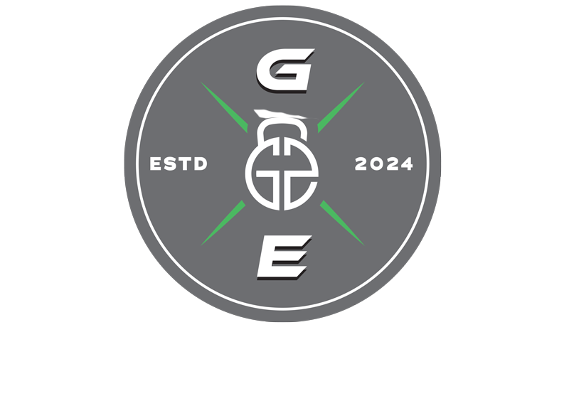 Green Excel Fitness Logo – Established 2024 Gym and Supplement Brand